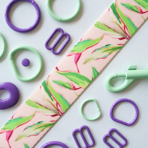 Printed webbing - Leaves - Hauke